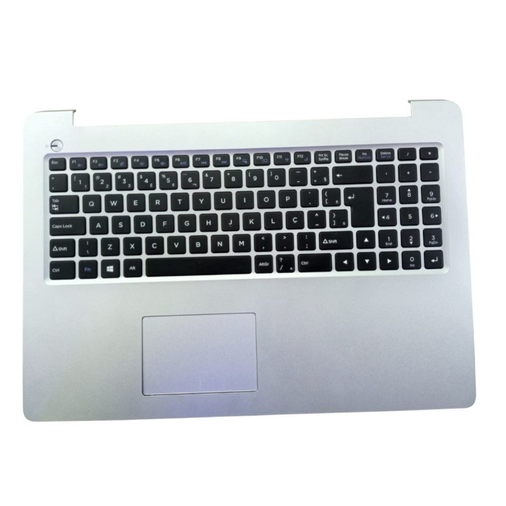 Carcaça Teclado E Touchpad Positivo Motion I581ta // 15 Cinza