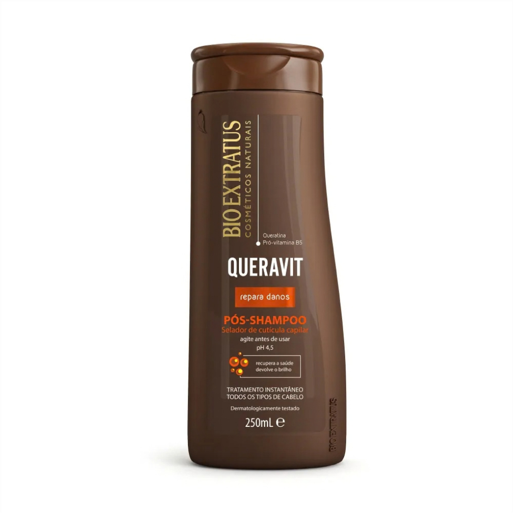 Pós Shampoo Queravit 250ml Bio Extratus- Selador de Cutículas