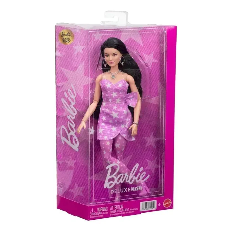 Boneca Barbie Fashionista Deluxe Style Cabelo Solto - Mattel Jjn77