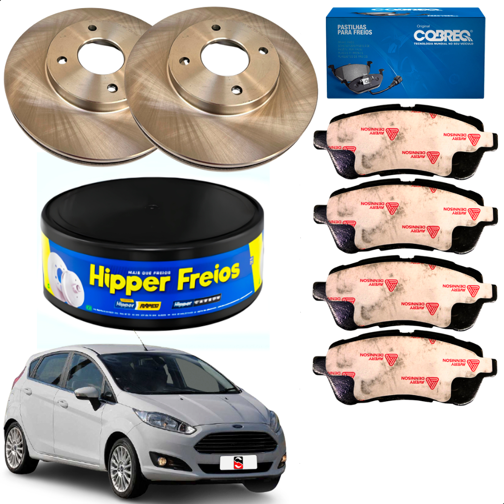 Kit Disco Pastilha New Fiesta 1.6 2017 2018 2019