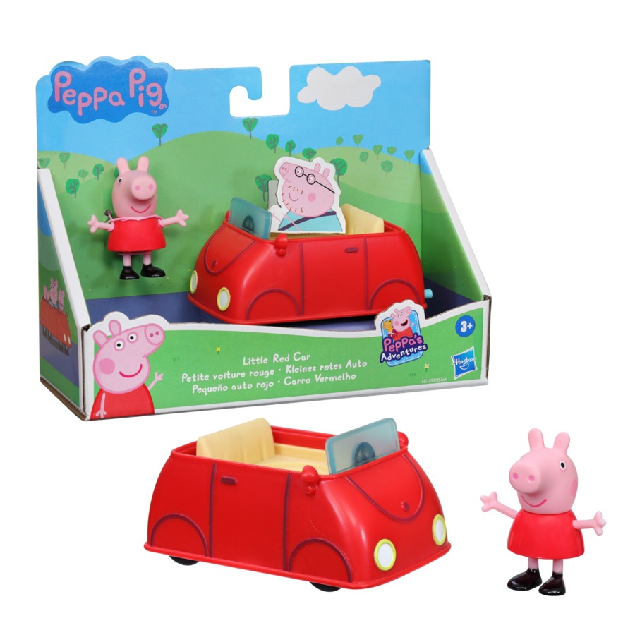 Boneca Peppa Pig Carro Vermelho Hasbro F2212