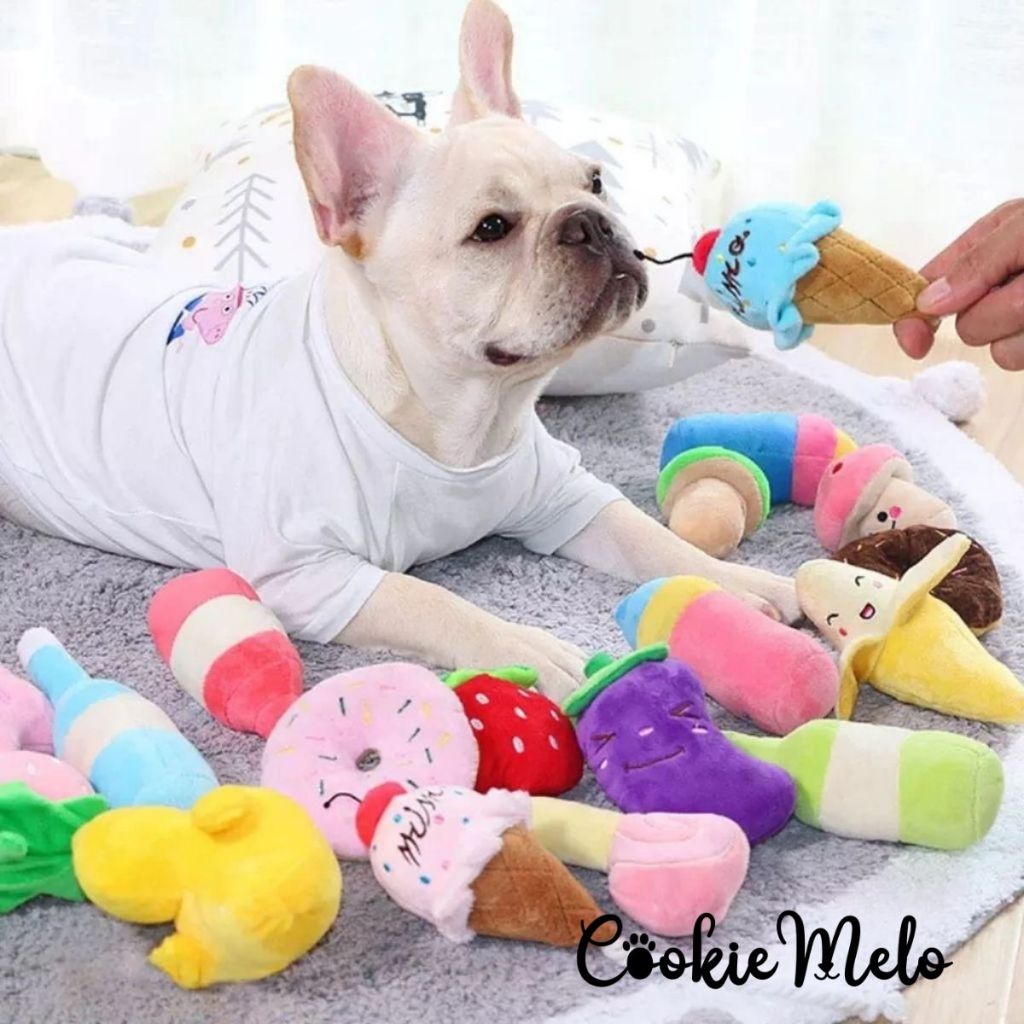 Kit 5 Pelucia Brinquedo Pet Aleatoria Divertida Interativa Mordedor Filhote Adulto Com Barulhinho