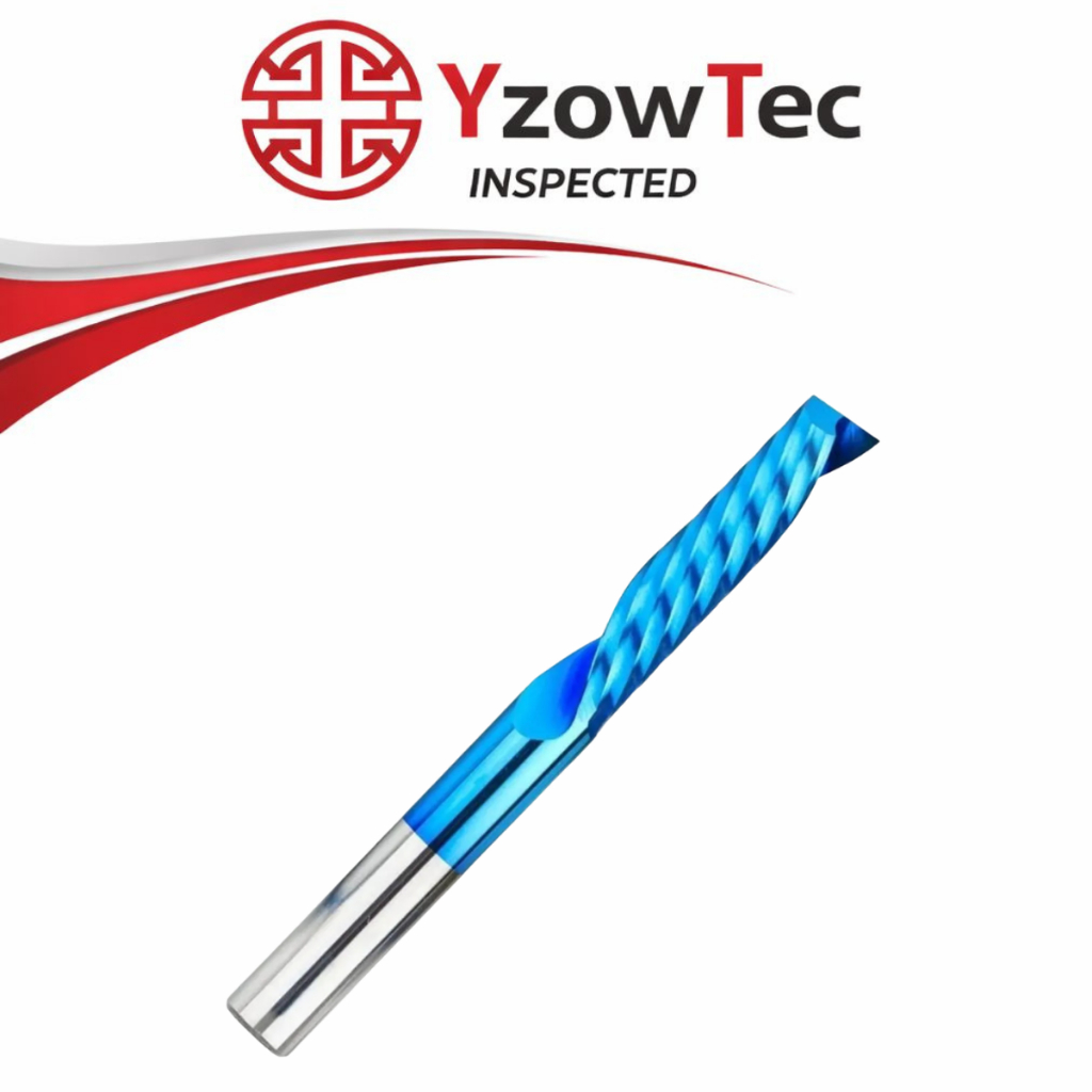 Fresa Topo 1 Corte 1.5x12mm Naco Azul/blue Cnc Router