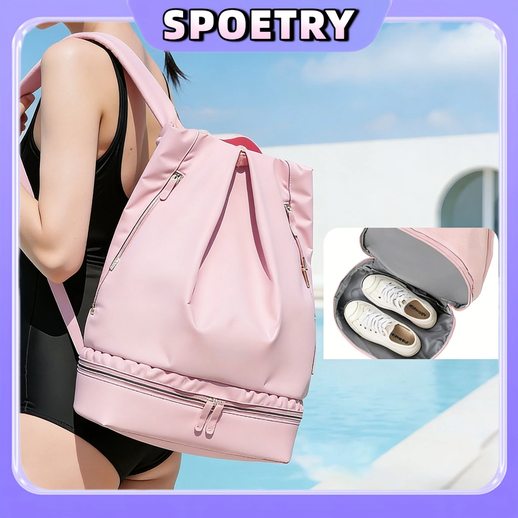 Bolsa Mochila Saco saquinho academia impermeável resistente Academia Trabalho Passeio Escola
