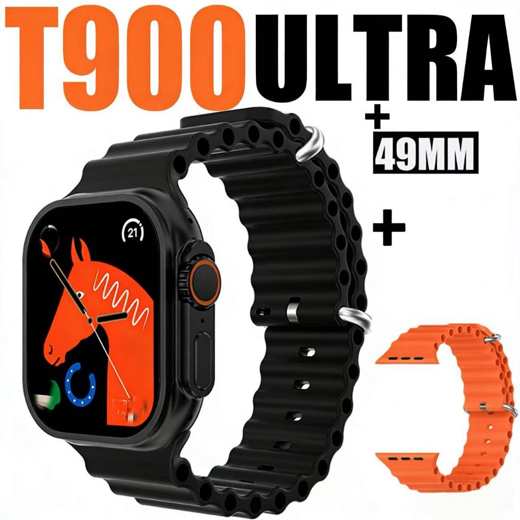 T900 Ultra Smartwatch Relógio Inteligente Prova Bluetooth Monitoramento De Saúde Exercício Contagem em Oferta na Shopee