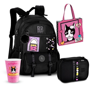 Kit Mochila Estojo Escolar Rebecca Bonbon Suporte Notebook Rebecca Bonbon em Oferta na Shopee
