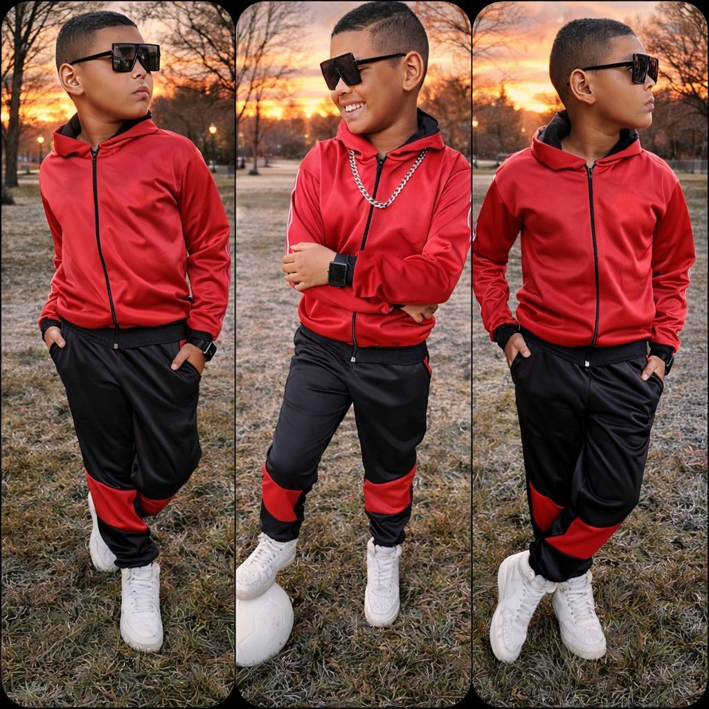 Conjunto Infantil Chimpa Peluciada Menino Confortável e Quentinho Para Inverno Estiloso Com Casaco de Zíper e Calça Jogg