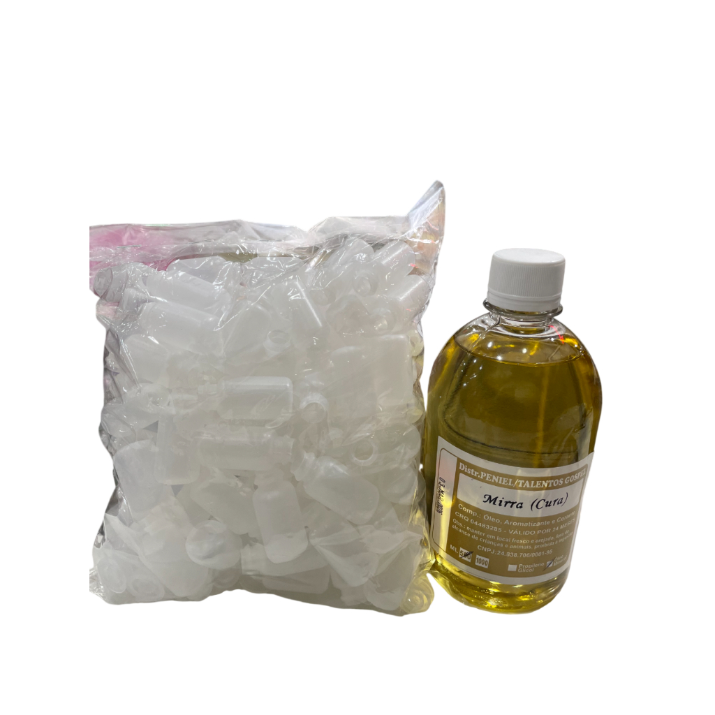 Kit Óleo de Unção 500ml com 50 Flaconete