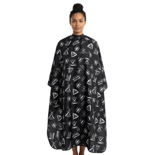 Capa de Corte Cabelo Zalike Manga Estampada Unissex Premium Lux Salão Barbeiro 100% Poliéster em Oferta na Shopee