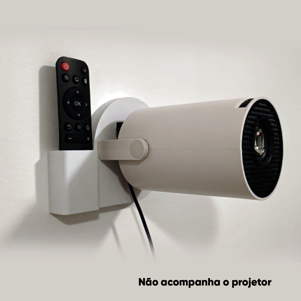 Suporte para Projetor HY300 Parede - Suporte para Projetor e controle
