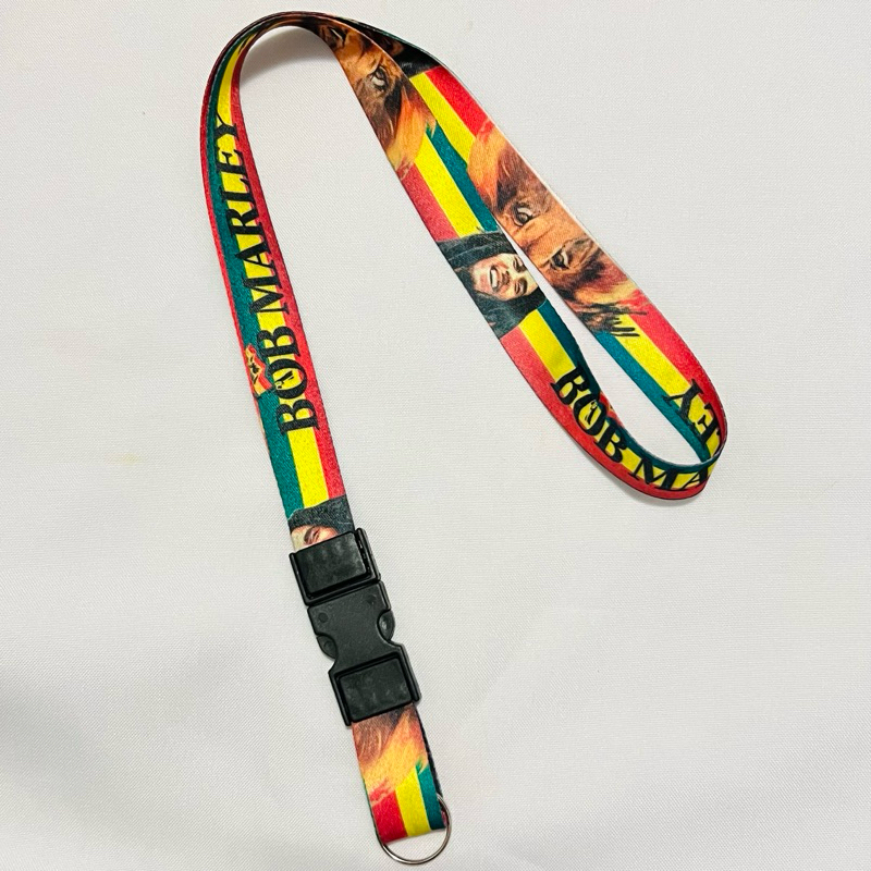 Cordão Tirante Bob Marley Reggae Moto Chaveiro Pescoço Crachá Fecho Tic Tac Engate em Oferta na Shopee