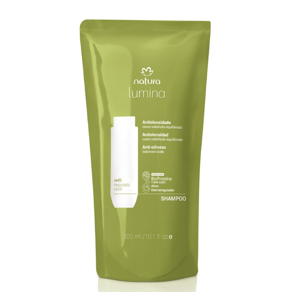 Refil Shampoo Equilibrante Antioleosidade Lumina 300ml - Natura