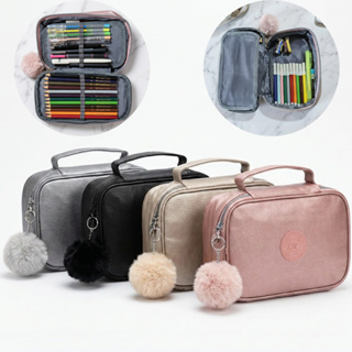 Estojo Escolar Jumbo Juvenil Infantil Organizador com Elástico Jumbo Grande C/ Divisórias E Alça Lápis Canetinha em Oferta na Shopee