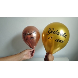 15 ou 7 Adesivos em vinil para Bexiga, Balão, bubble (  não serve para balões de 18 polegadas ) em Oferta na Shopee