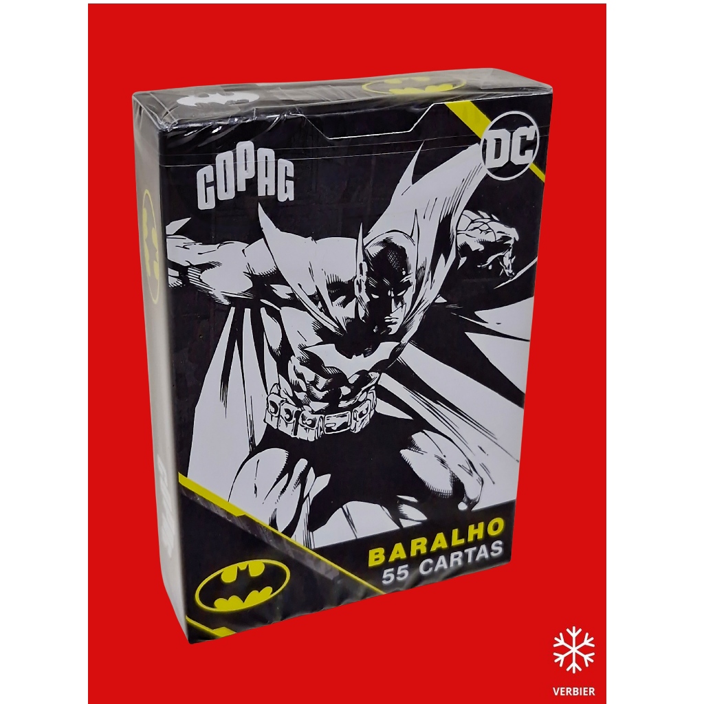 BARALHO BATMAN 85 ANOS EDIÇÃO LIMITADA COPAG 55 CARTAS LACRADO