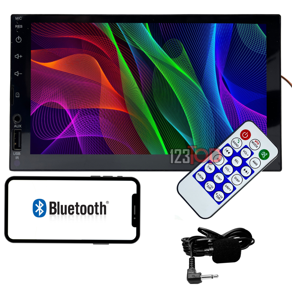 Aparelho Mp5 7 Polegada Rádio Fm Bluetooth Porta Usb