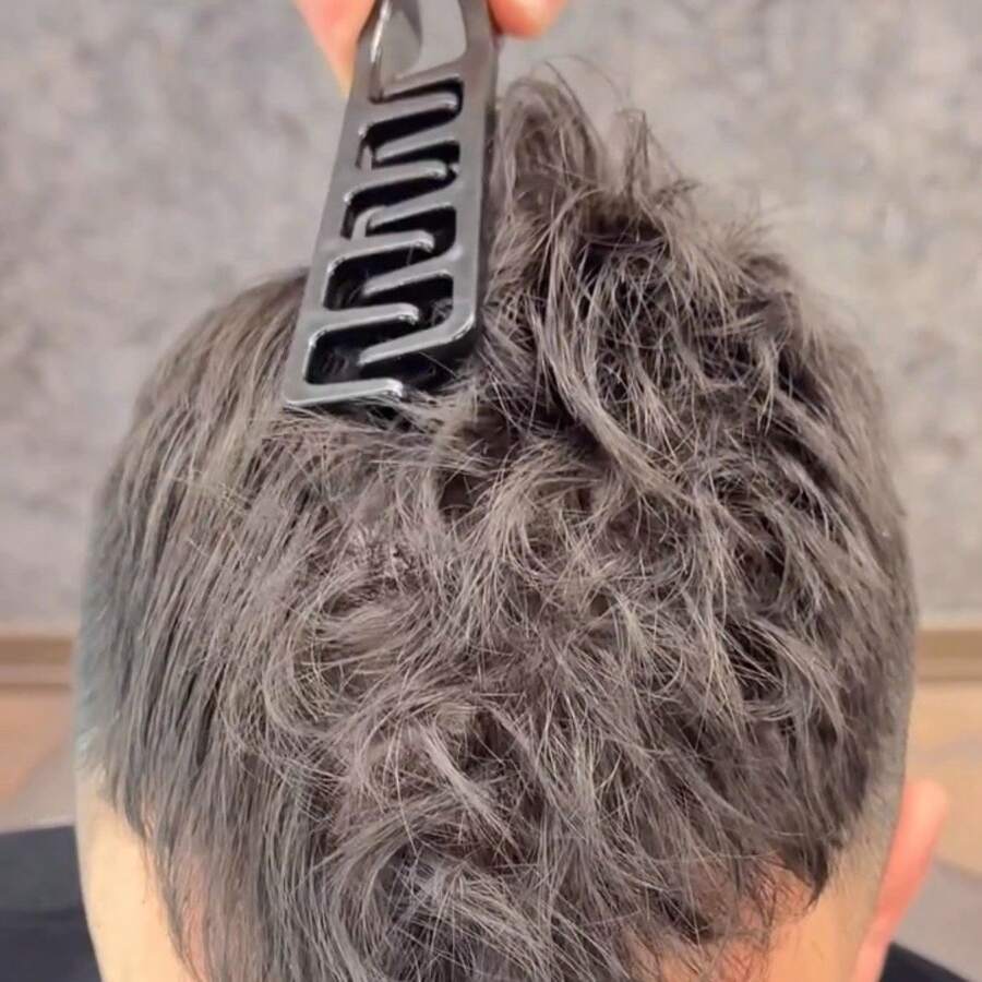 Pente De Textura , Estilo Fofa Volumizador Para Homens E Mulheres , Ferramenta Texturizante De Dentes Largos Separação D