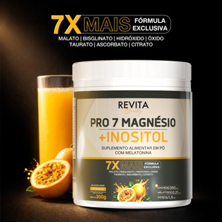 Magnésio Pro 7 + Inositol 7x Mais Magnésios 300g - Qualidade Revita Beauty em Oferta na Shopee