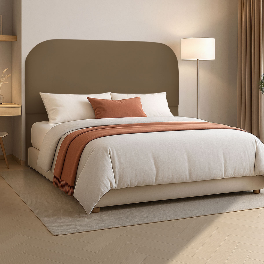 Cabeceira Estofada Suede para Cama Box Queen 160 cm Organica