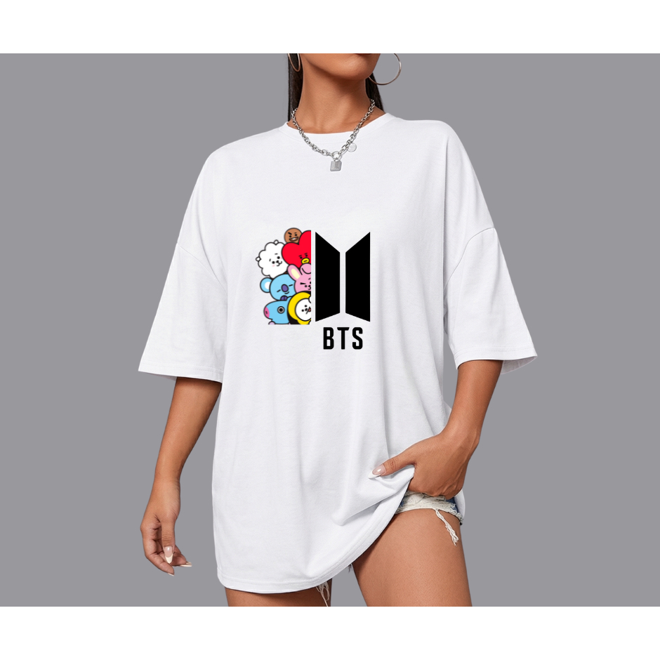 Camiseta BTS Tour Feminina Masculina Kpop 2026 Show Army Lançamento Algodão 100% Lançamento