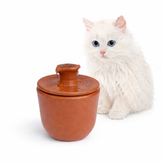 Bebedouro Fonte Cerâmica 2,5L Bivolt para Pets de pequeno e médio porte em Oferta na Shopee