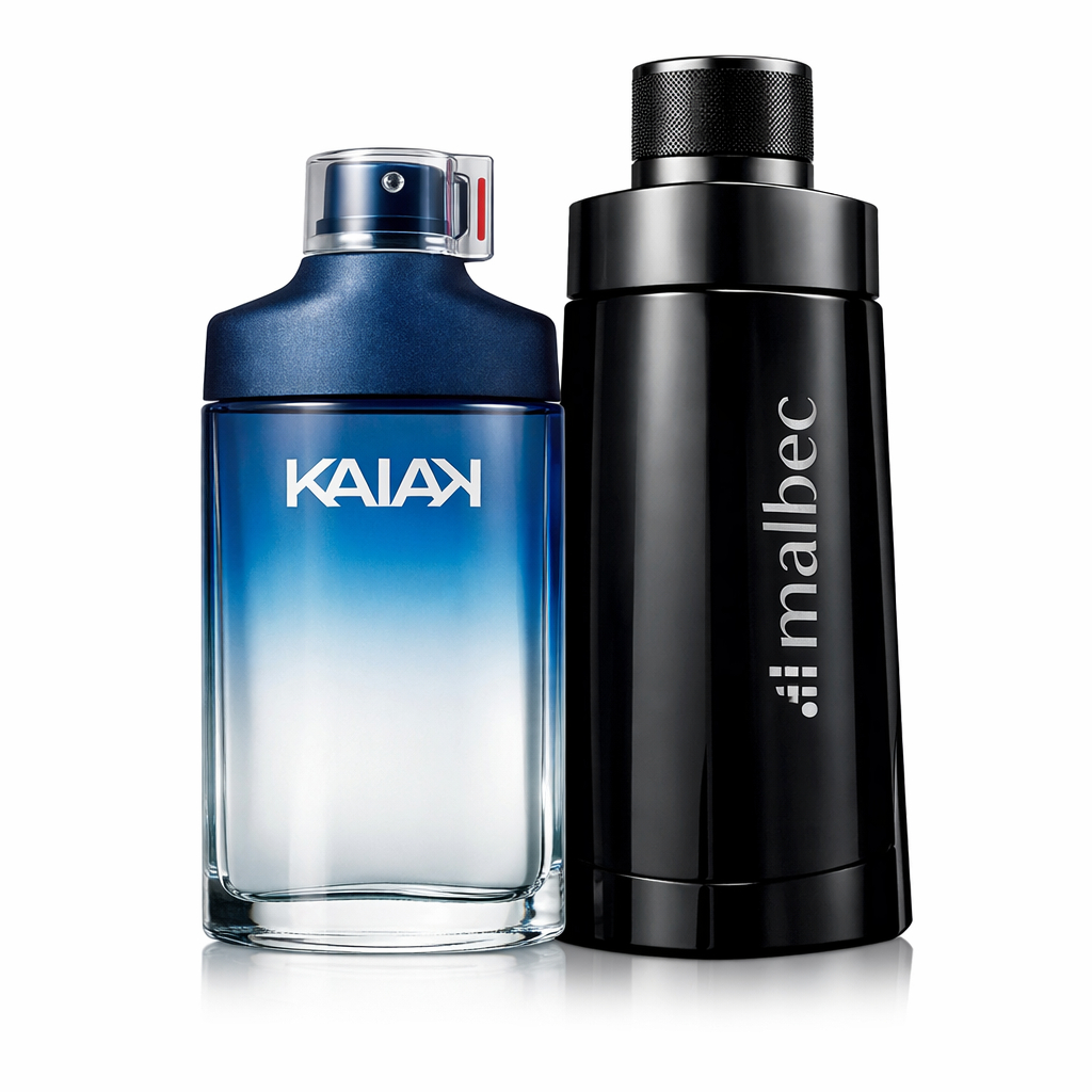 Perfume Masculino Top Premium Kaiak + Malbec Oceano & Vinho Power Blend Masculino