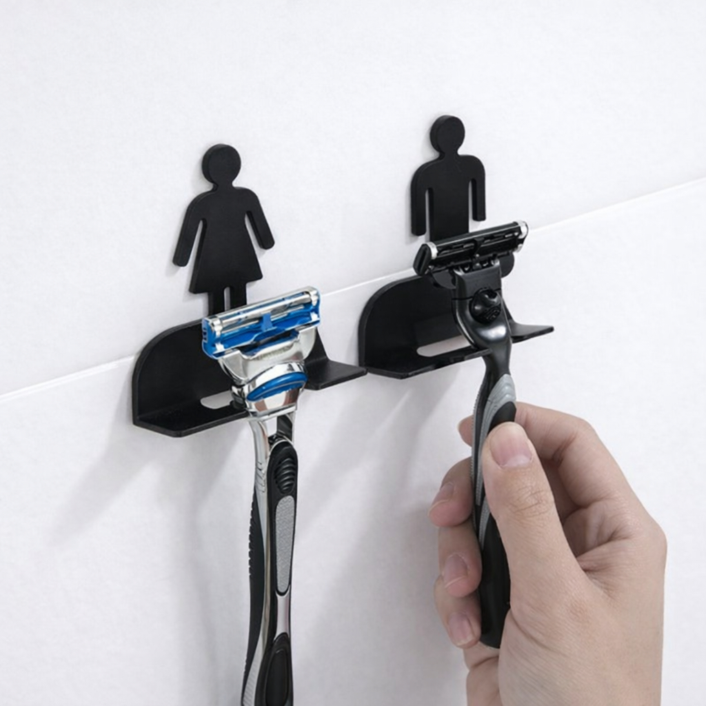 Suporte Para Lâmina de Barbear Banheiro Gilete Organizador Barbeador Prestobarba Acrílico em Oferta na Shopee