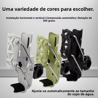 Suporte Porta Copo Garrafa Ajustável Clipe Rápido para Bicicleta Moto Bike
