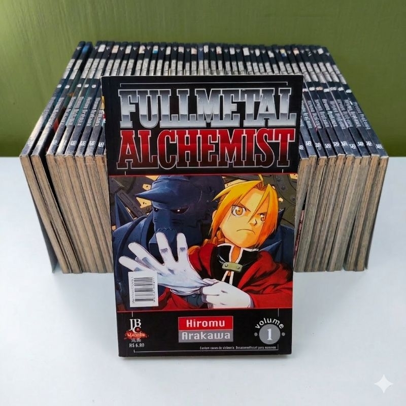 Mangá Fullmetal Alchemist Edição Antiga - Editora JBC - Venda Avulsas dos Volumes 1 à 38, 41 e 46
