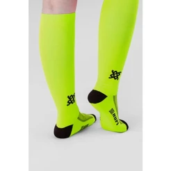 Meia Longa HUPI Lisa Amarelo Neon