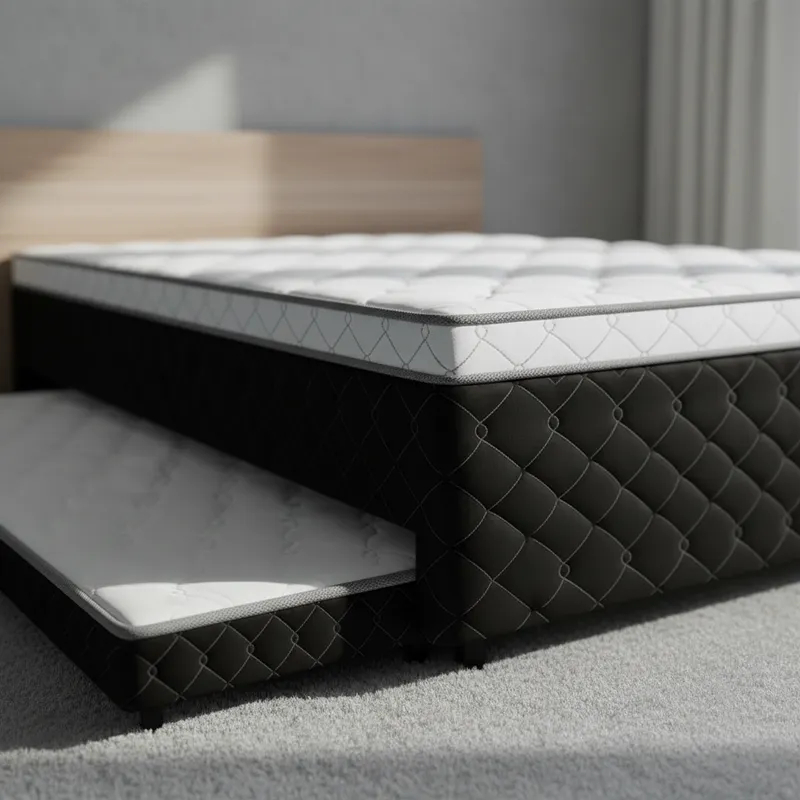 Bicama Box Conjugada de Espuma D28 e Auxiliar de Espuma Veronna Casal 138cm