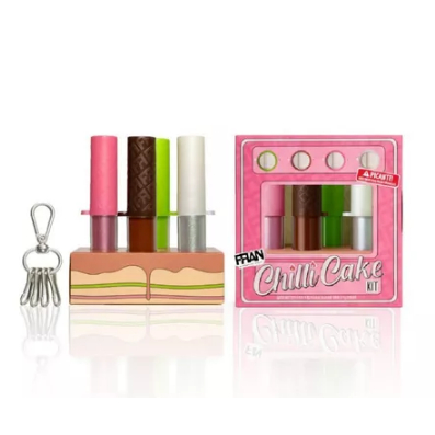KIT Franciny Ehlke Kit ChilliCake (Contém 4 Glosses com 3,3g cada)-lm tech store