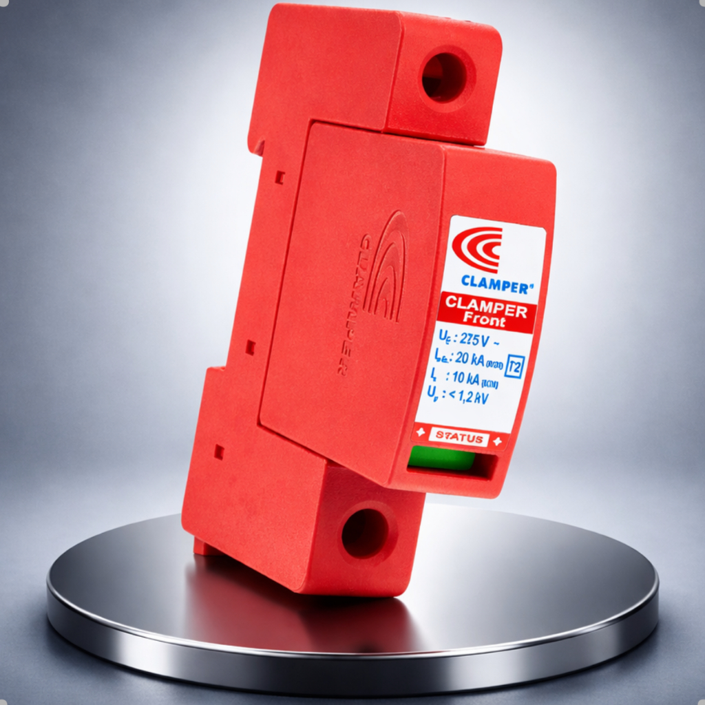 Protetor De Surto DPS Clamper Front V 275V 20KA Dispositivo Protecao Eletrica Contra Raios Original