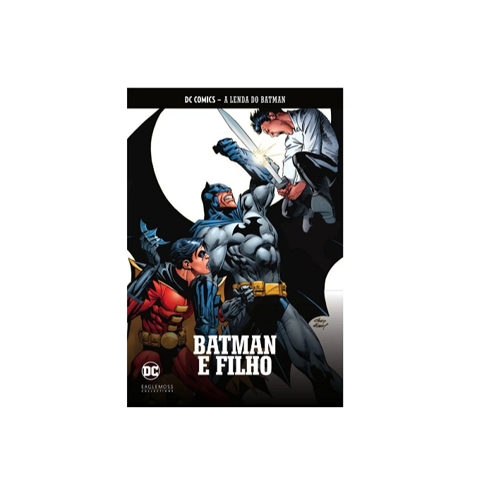 Batman e Filho A Lenda do Batman Eaglemoss Usado