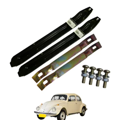 Kit Chapa + Parafusos Fixar Descansa Braco Porta Fusca