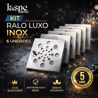 Ralo Tampa Grelha 10x10cm Abre e Fecha Quadrado – Aço Inox | Cozinha Banheiro Área Serviço em Oferta na Shopee