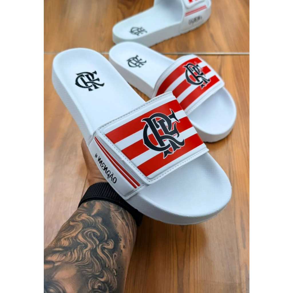 Chinelo Slide Times Luxo Personalizado Luxo Masculino e Feminino Unisexx — imagem 2 de 2