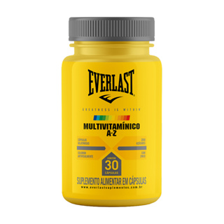 Multivitamínico A-Z 100% IDR 30 Cápsulas Everlast Suplementos em Oferta na Shopee