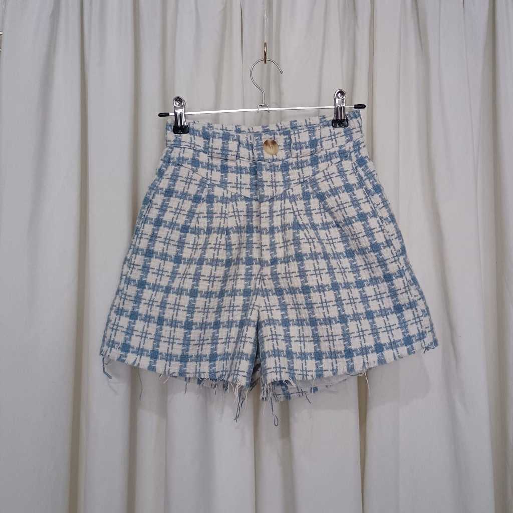 Short Tweed Forrado Feminino Tam: 34 / P Brechó Bazar Usado