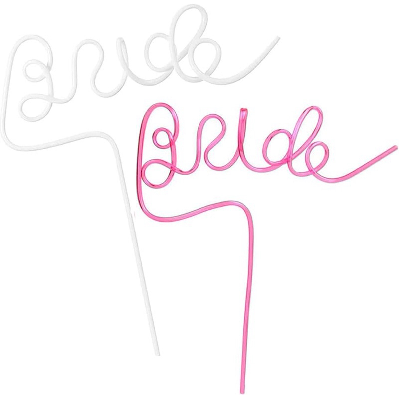 Canudo Bride Acrilico Drink Noiva Despedida de solteira