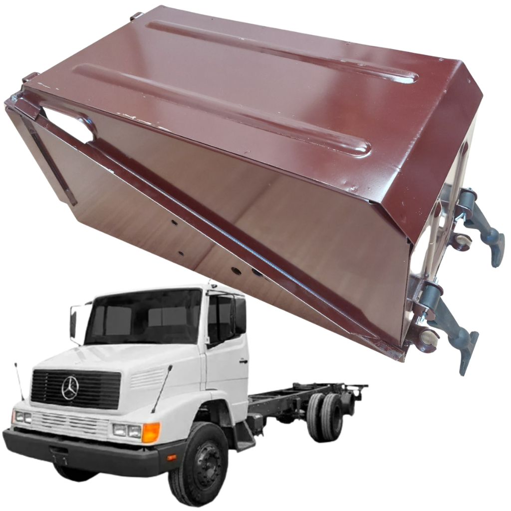 Caixa de Suporte Para Bateria 150 ah 180 ah Caminhão Mercedes Ford Chevrolet Volkswagen Scania
