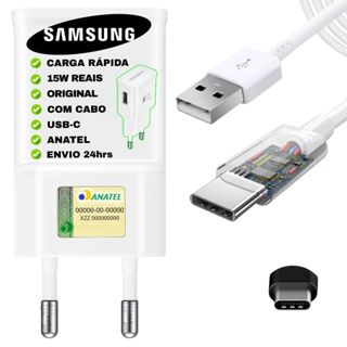 Carregador + Cabo USB - Tipo-C Original para Samsung Galaxy S20 fe S20 ULTRA em Oferta na Shopee
