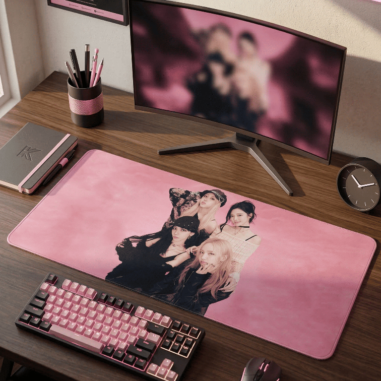 Mousepad aspa Kpop Extra Grande Tapete Gamer XL Antiderrapante Barato Envio Rápido