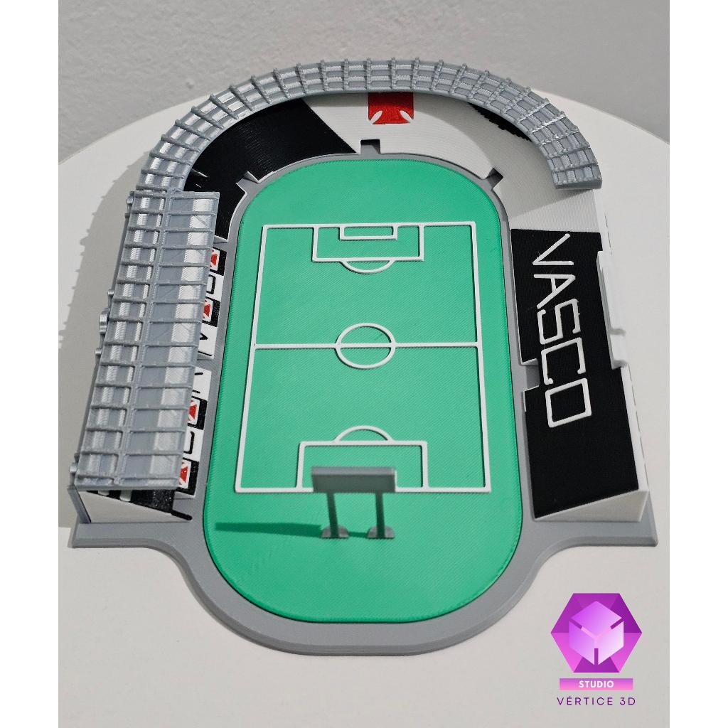 Miniatura Estádio São Januário Vasco da Gama Decoração Colecionável Torcedor Presente Futebol — imagem 2 de 2
