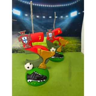 Vela Em Biscuit Portugal CR7 Cristiano Ronaldo em Oferta na Shopee