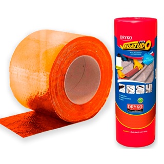 Manta Asfáltica Terracota 45cm x 10m Fita Auto Adesiva Vedatudo em Oferta na Shopee