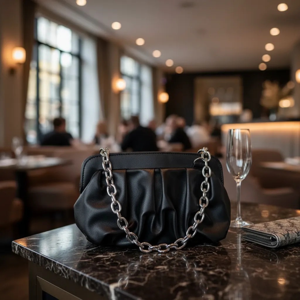 Bolsa Feminina De Ombro Dobradinha Baguete Para Noite Sair Balada Festa Ano Novo