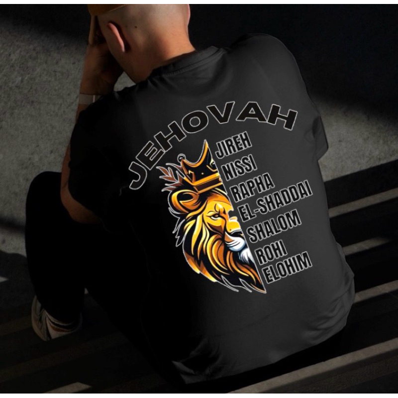 camiseta estampada tecido 100 algodão estampa religiosa nas na costa e na frente cores vibrantes que não desbotam