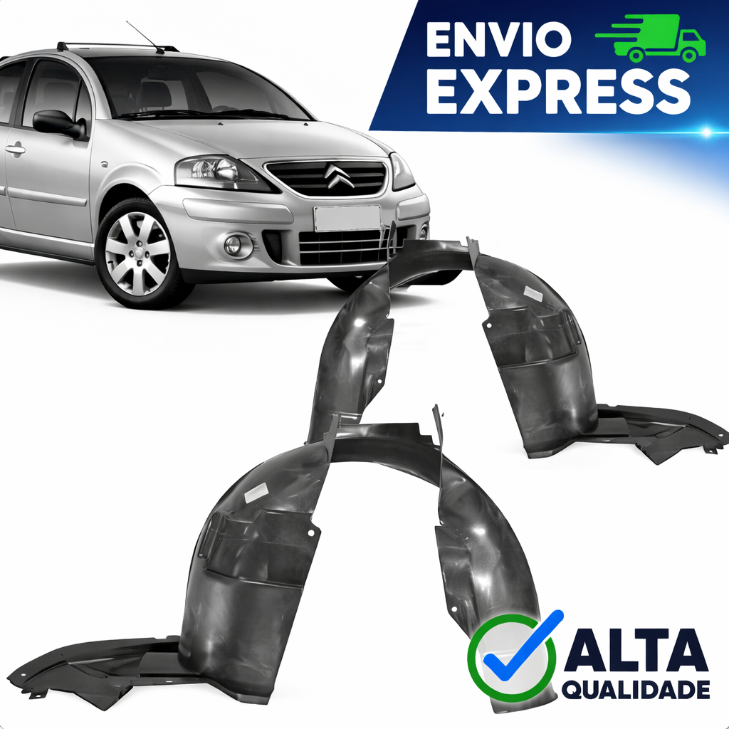 Parabarro Citroen C3 2003 a 2012 Direito ou Esquerdo Dianteiro Molde Original