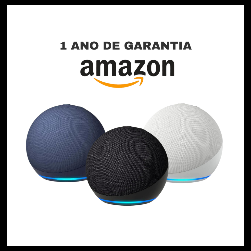 Assistente Virtual Alexa Echo Dot 5 Geração Alto Falante Original Envio Imediato